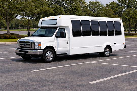 20-passenger minibus available for charter in Boling, TX